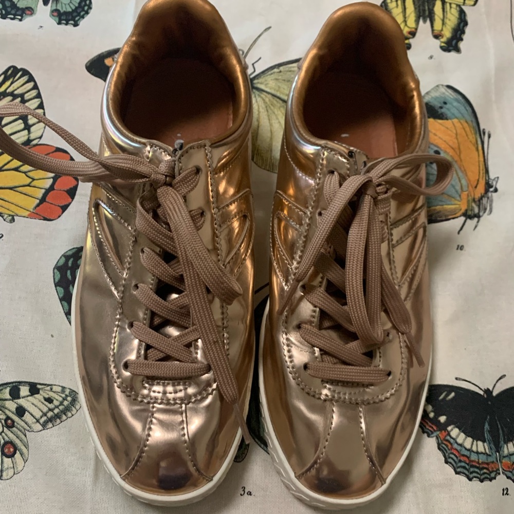 Tretorn Rose Gold Sneakers